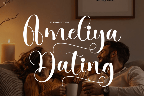 Ameliya Dating: A Sophisticated Script Font for Brands
