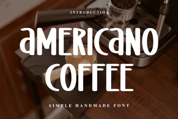 Americano Coffee: A Script Typeface for Elegant Branding