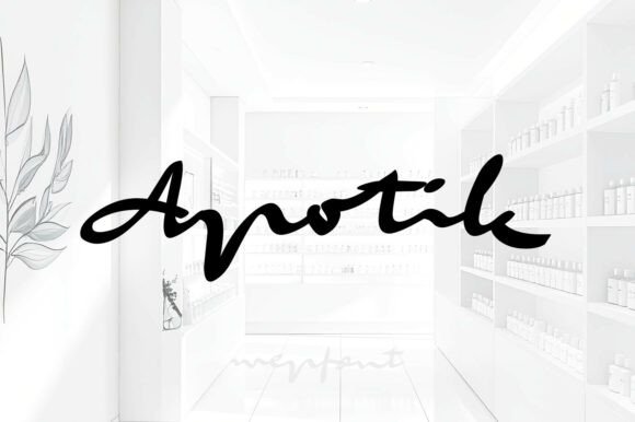 Apotik: A Playful Script Font for Makers
