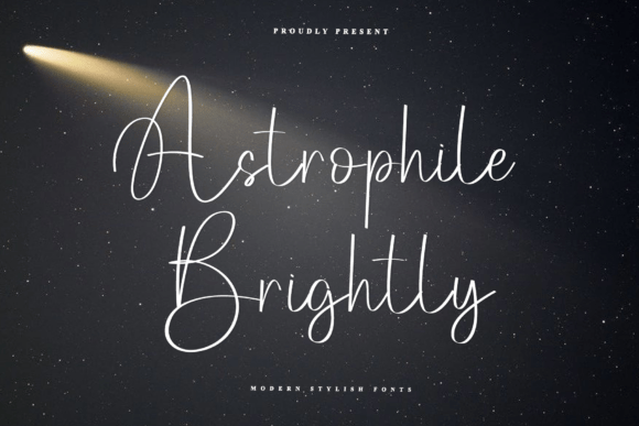 Astrophile Brightly: A Modern Script Typeface Review