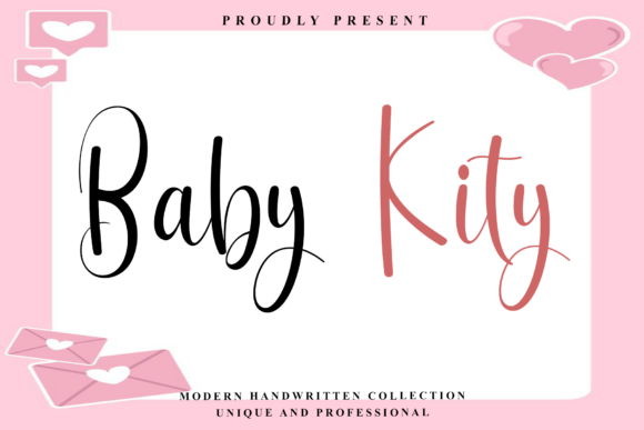 Baby Kity: A Sophisticated Script Typeface for Web Design