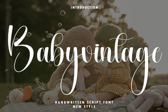 Babyvintage: A Premium Script Font for Elegant Branding