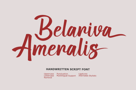 Belariva Ameralis: Elegant Script Font Review