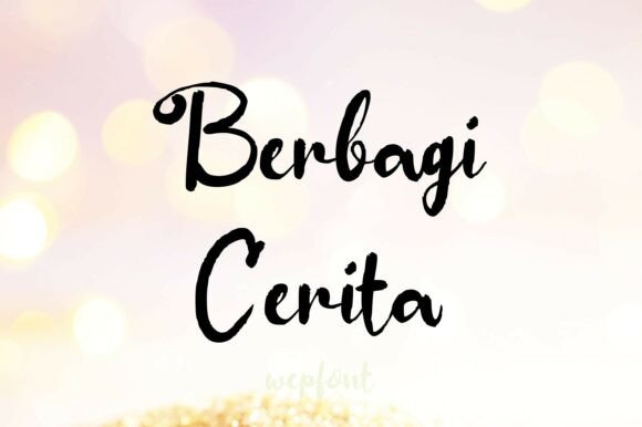 Berbagi Cerita: A Typeface for Modern Campaigns