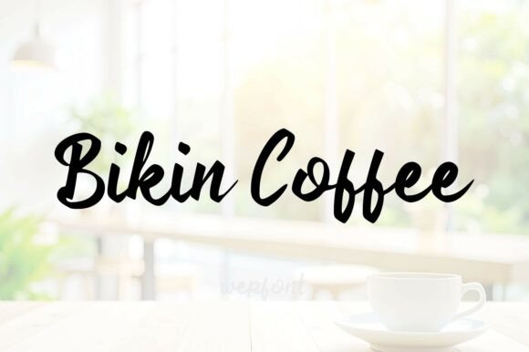 Bikin Coffee: A Warm Script Font for Web Design