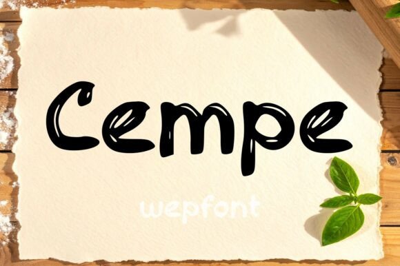 Cempe Font: Elevating Social Campaigns with Script Handwritten Style