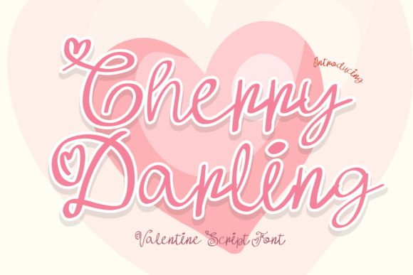 Cherry Darling: A Handwritten Script Font for Editorial Elegance