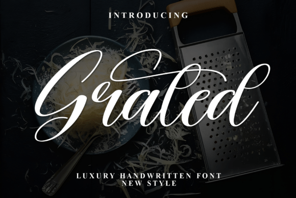 Grated Typeface for Luxury Branding