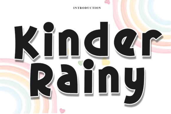 Kinder Rainy: A Rhythmic Script Font for Modern Branding