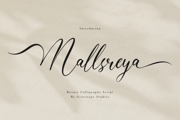 Mallsreya Typeface for Editorial Design