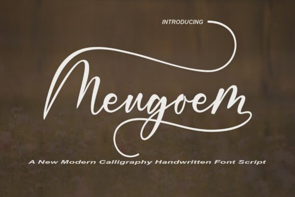 Meugoem Font: Elegant Script for Makers