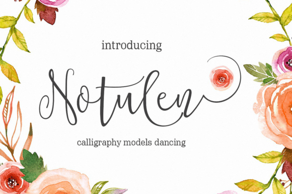 Notulen: A Stylish Script Font for Modern Web Design