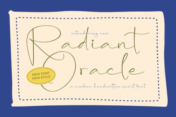 Radiant Oracle: The Ultimate Script Font for Modern Branding