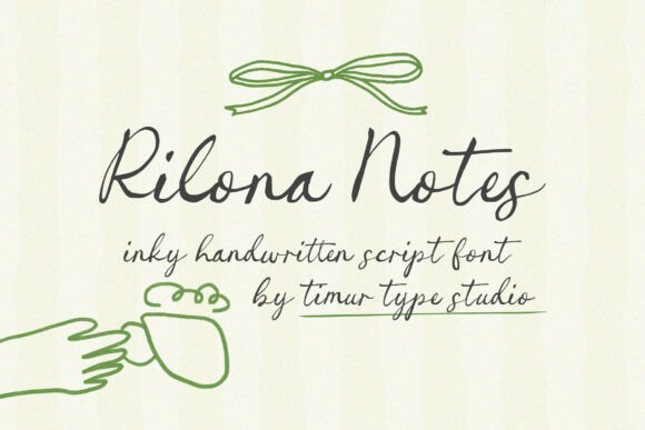 Rilona Notes: A Handwritten Script Font for Web Design