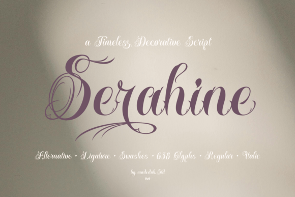 Serahine: A Luxury Script Font for Elegant Branding