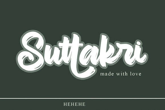 Suttakri Font: Rustic Script for Campaigns