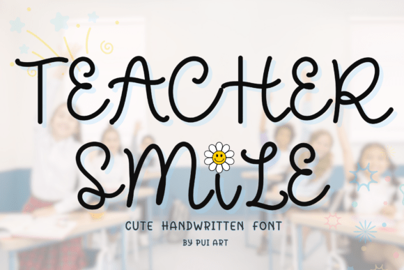 Teacher Smile: A Playful Script Font for Makers