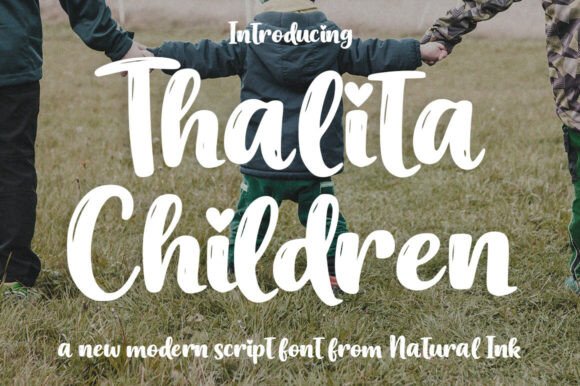 Thalita Children Font for Modern Business Branding