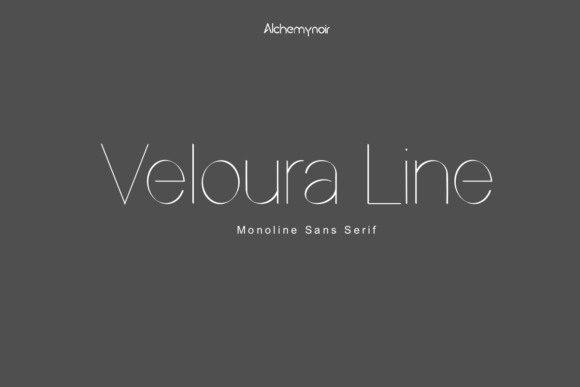 Veloura Line Font for Elegant Branding
