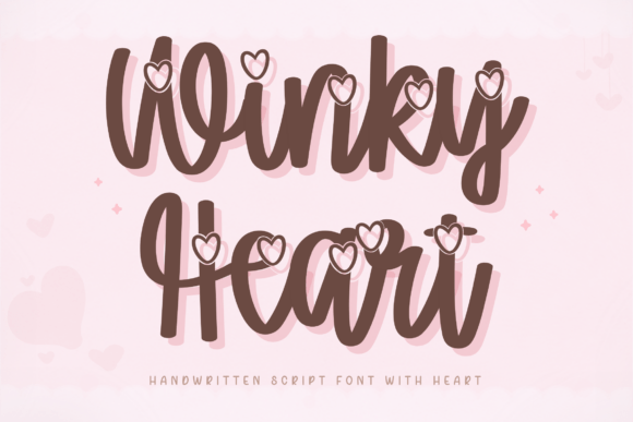 Winky Heart Font: A Playful Script for Sweet Branding